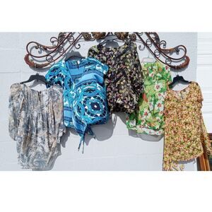 6 Skye's the Limit like new ladies XL blouses.